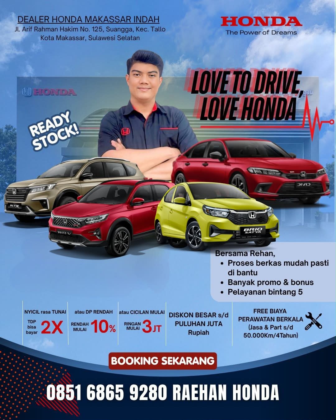 Brosur Honda Makassar Indah Love To Drive Love Honda